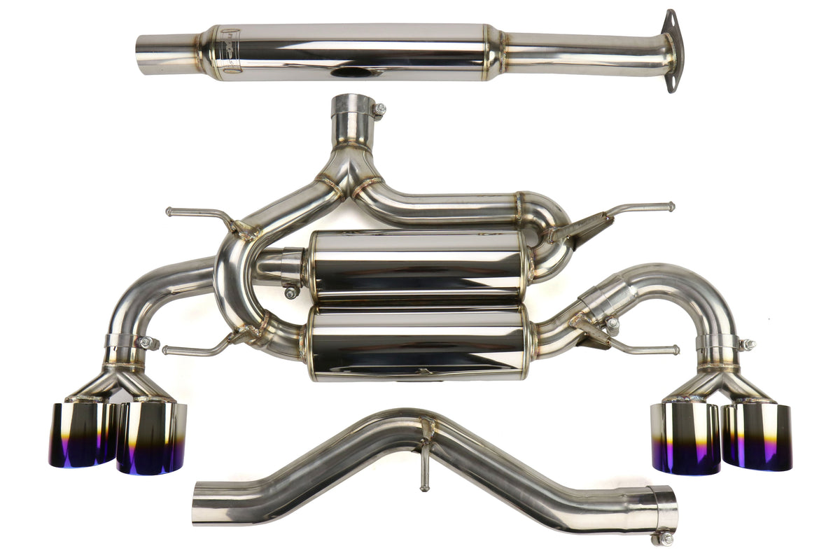MXPMXSPFT86TRD MXP SP Quad Tip Catback Exhaust System for TRD - 2013+ FT86,
