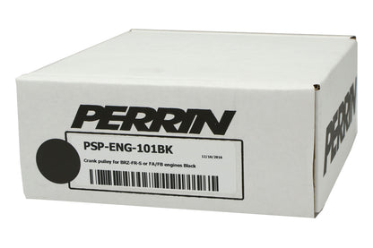 PERPSP-ENG-101BK Perrin Lightweight Crank Pulley (Black) - 2015+ WRX / 2013+ FT86,