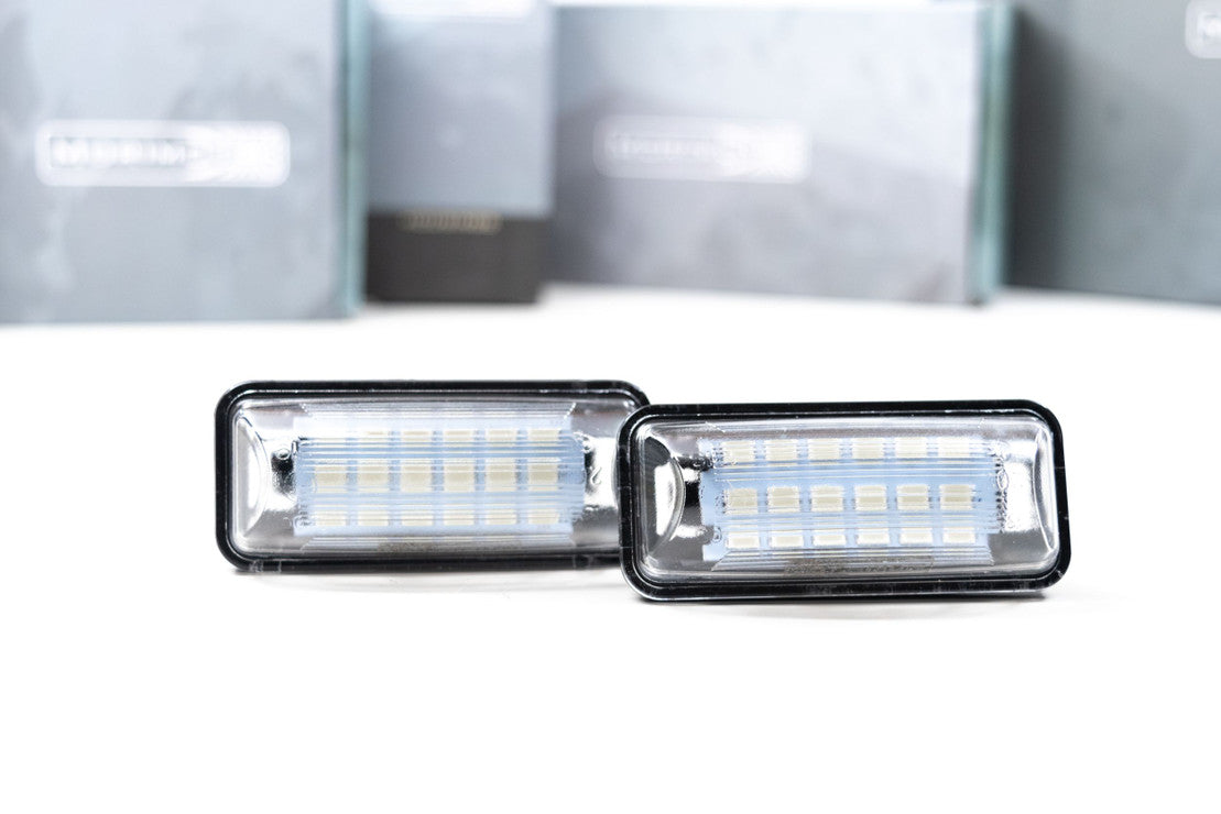 MRMLF72301 Morimoto XB LED License Plate Housing Lights - 2015-2021 Subaru WRX / STI / 2013-2021 FRS / BRZ / 86,