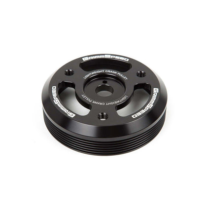 GRM095023 GrimmSpeed Lightweight Crank Pulley - 2015+ WRX / 2013+ BRZ-Black,