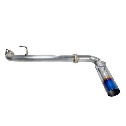 REMRO-TTZN-SL Remark Single-Exit Axleback Exhaust System BOSO Edition Burnt Stainless Steel Tip,