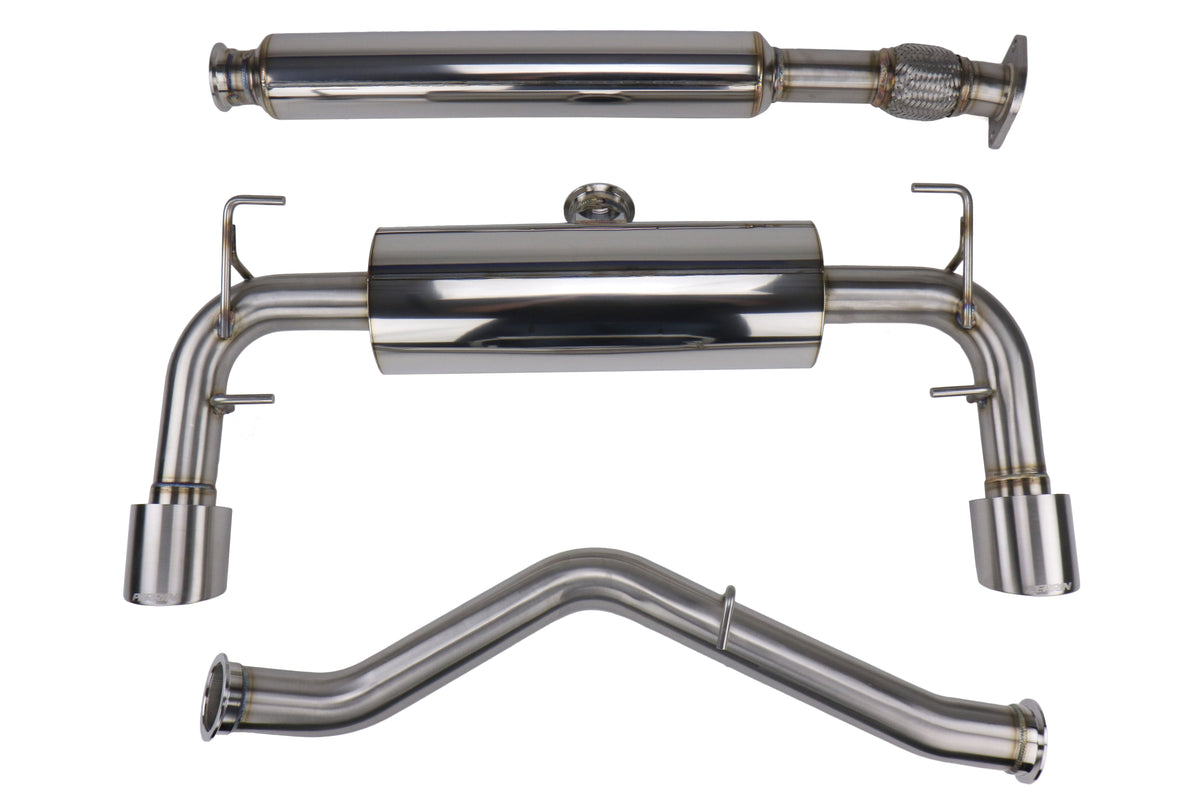 PERPSP-EXT-365BR PERRIN 2.5 inch Cat-Back Exhaust - PERRIN 2.5 inch Cat-Back Exhaust,