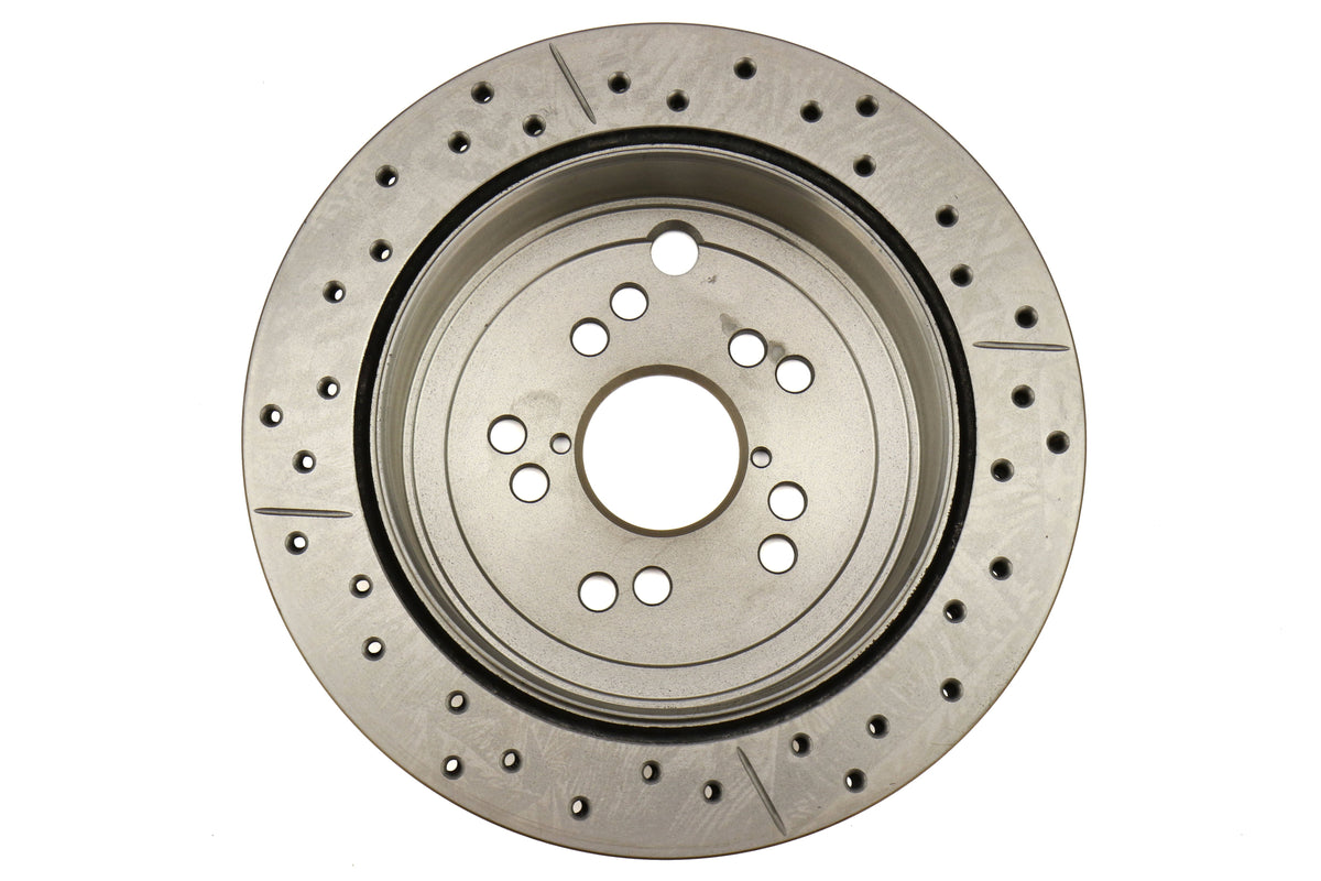 DBB2663X-10 DBA Street Series Cross Drilled and Slotted Rear Rotors - 2013+ FT86,