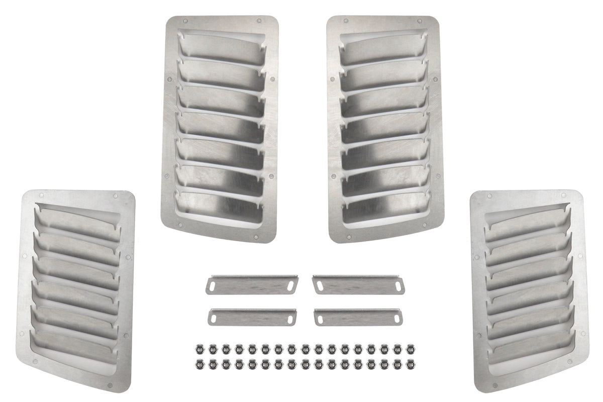 VERA0065A-BARE Velox Slanted Hood Louver (Vents) Kit - 2013+ FT86-Raw,