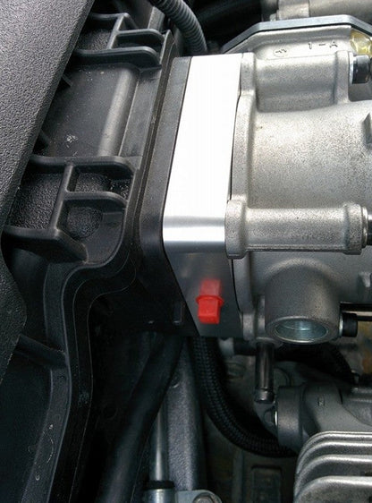 TQSTS-TBS-023 Torque Solutions Throttle Body Spacer (Silver or Red) - 2013+ BRZ-Silver,