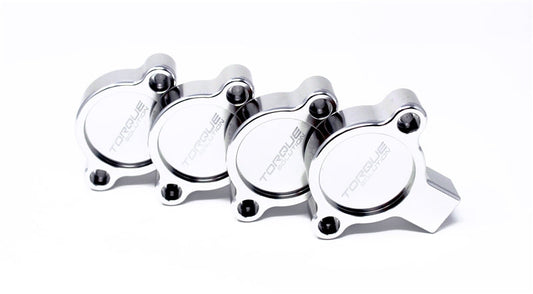 Torque Solution AVCS Cam Sensor Covers Silver - Subaru 2015-2021 WRX / 2013-2021 Scion FR-S / Subaru BRZ / Toyota 86