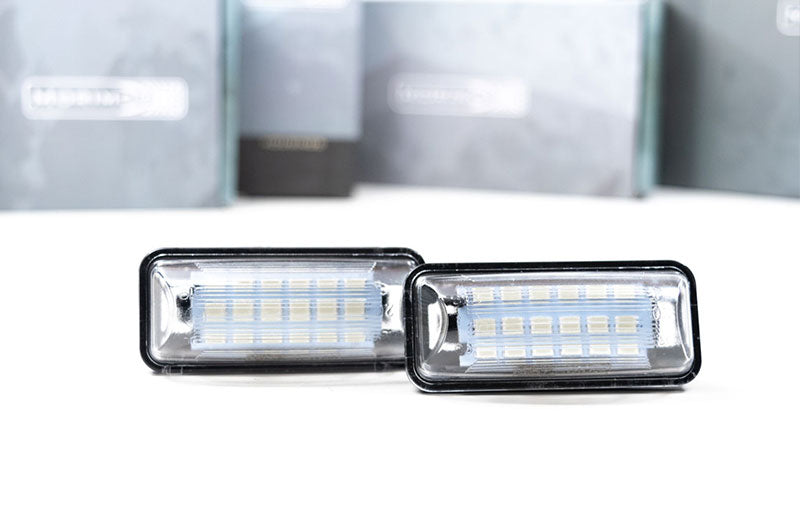 MRMLF72301 Morimoto XB LED License Plate Housing Lights - 2015-2021 Subaru WRX / STI / 2013-2021 FRS / BRZ / 86,