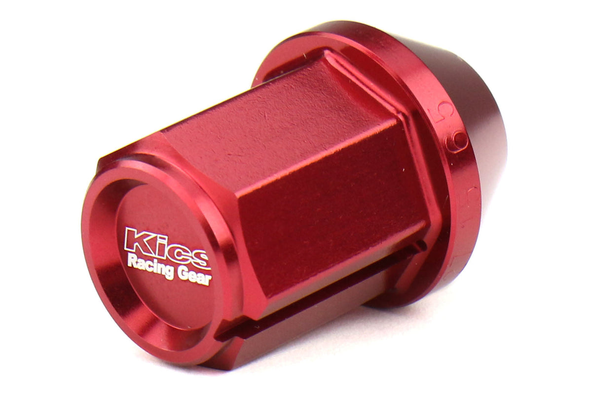 KICWKIZ3R Project Kics Leggdura Racing Lugnuts W/ Laser Logo - 2015+ WRX / STI / 2013+ FT86 / 2014+ Forester-Red,