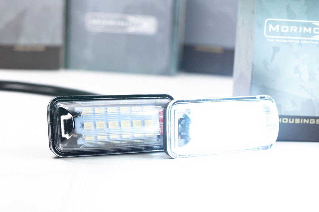 MRMLF72301 Morimoto XB LED License Plate Housing Lights - 2015-2021 Subaru WRX / STI / 2013-2021 FRS / BRZ / 86,