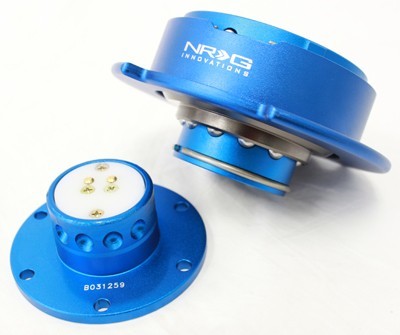 NRGSRK-250NB NRG Generation 2.5 Quick Release Steering Wheel Adaptor : New Blue Body / New Blue Ring (SRK-250NB),