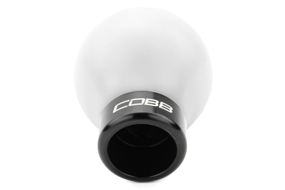 COB213350-W-BK COBB Subaru 6 Speed Knob - 2015+ WRX / 2015+ STI / 2013+ BRZ-White-Black,