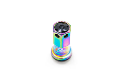 KICWRIA13NK Project Kics R40 Iconix With Aluminum Cap and Locks - 2015+ WRX / STI / 2013+ FT86 / 2014+ Forester -Neo Chrome,