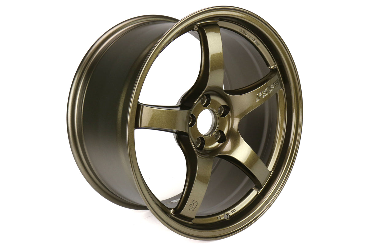 GRAWGCRX38DAGP Rays Gram Lights 57CR Almite Gold 18x9.5 +38 - 2013+ FR-S / BRZ / 86 / 2014+ Forester,