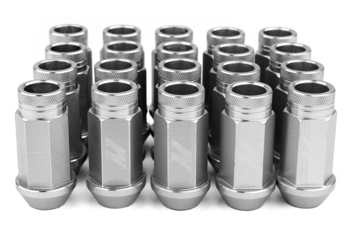 MIMMMLG-125-LOCKSL Mishimoto Aluminum Locking Lug Nuts - 2015+ WRX / 2015+ STI / 2013+ FT86-Silver,