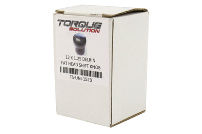 TQSTS-UNI-152B Torque Solution MT Fat Head Derlin Shift Knob - 2015+ WRX / 2015+ STI / 2013+ FT86 / 2014+ Forester-Black,