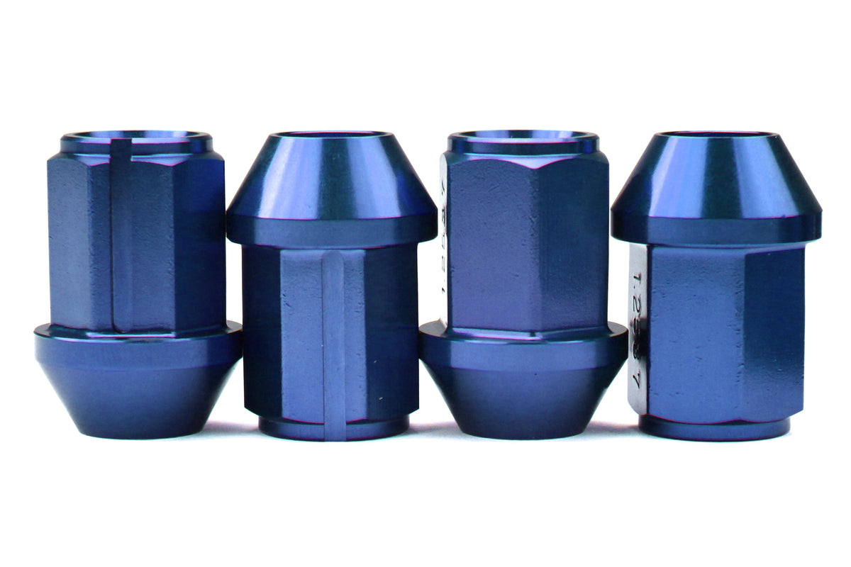 KICWKIC3U Project Kics Leggdura Racing Lug Nuts - 2015+ WRX / 2015+ STI / 2013+ FT86-Blue,