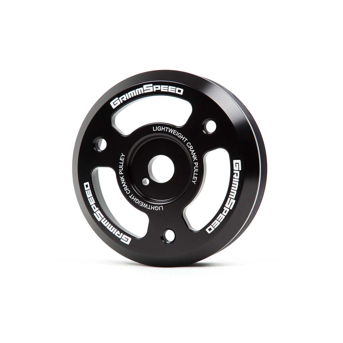 GRM095023 GrimmSpeed Lightweight Crank Pulley - 2015+ WRX / 2013+ BRZ-Black,