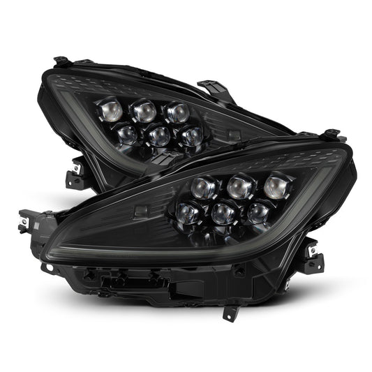 Alpharex Nova Series LED Projector Headlights - Alpha Black - Activation Light w/ Sequential Signal / Switchback DRL - 2022-2024 Toyota GR86 / Subaru BRZ