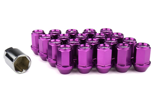 KICWKIZ3P Project Kics Leggdura Racing Lugnuts W/ Laser Logo - 2015+ WRX / STI / 2013+ FT86 / 2014+ Forester-Purple,