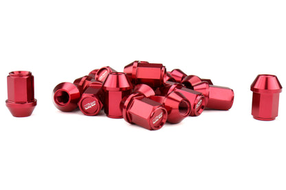 KICWKIZ3R Project Kics Leggdura Racing Lugnuts W/ Laser Logo - 2015+ WRX / STI / 2013+ FT86 / 2014+ Forester-Red,
