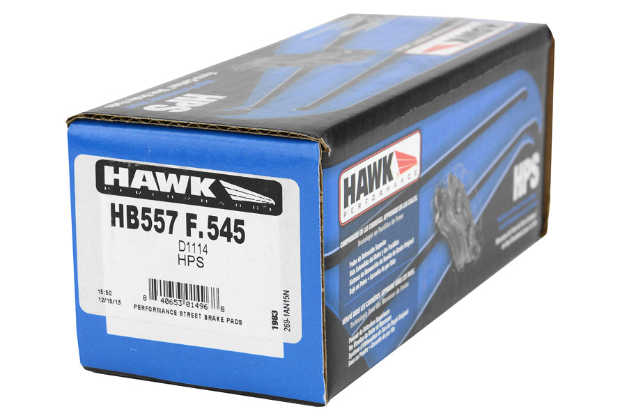 HWKHB557F.545 Hawk HPS Rear Brake Pads - 2015-2017 WRX,