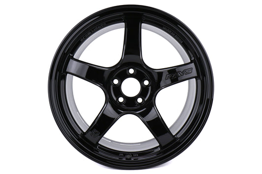 GRAWGCRQ38DGBP Rays Gram Lights 57CR Glass Black 17x9 +38 - 2013+ FR-S / BRZ / 86 / 204+ Foresterx4,