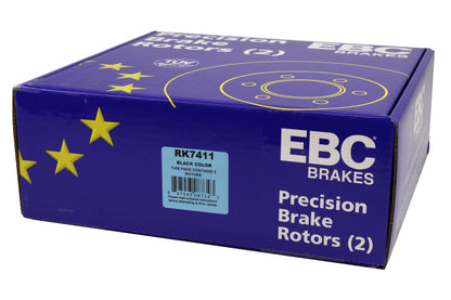 EBC Standard Front Rotors - 2013-2026 Subaru BRZ / Toyota GT/GR86 / Scion FR-S (W/ Vented Rear Rotors)