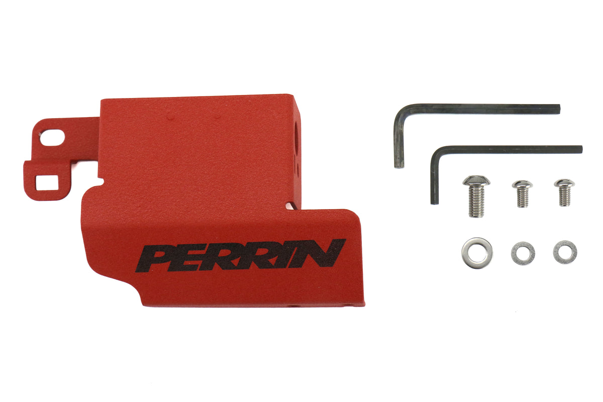 PERPSP-ENG-161RD Perrin Boost Control Solenoid Cover - 2015+ STI-Red,