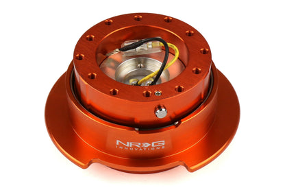 NRGSRK-250OR NRG Generation 2.5 Quick Release Steering Wheel Adaptor : Orange Body / Orange Ring (SRK-250OR),
