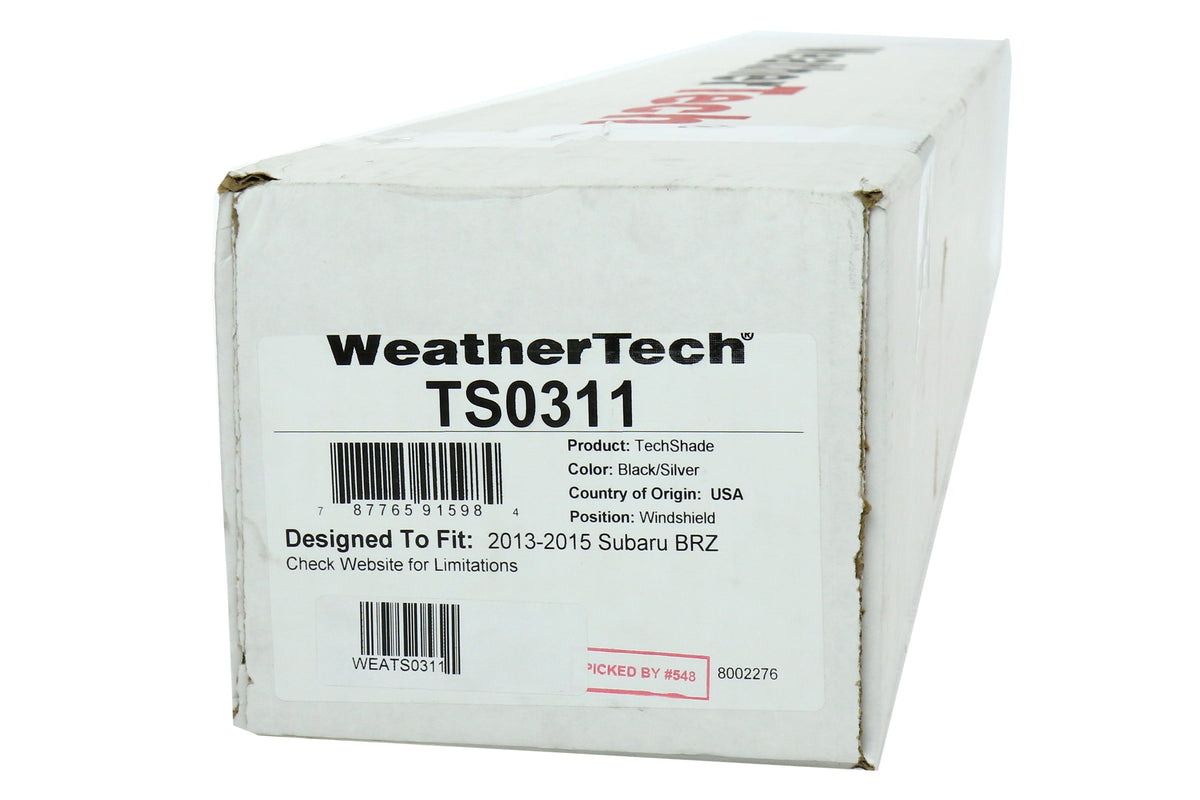 Weathertech TechShade - 2013-2021 Scion FR-S / Subaru BRZ / Toyota 86