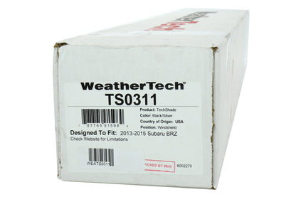 Weathertech TechShade - 2013-2021 Scion FR-S / Subaru BRZ / Toyota 86
