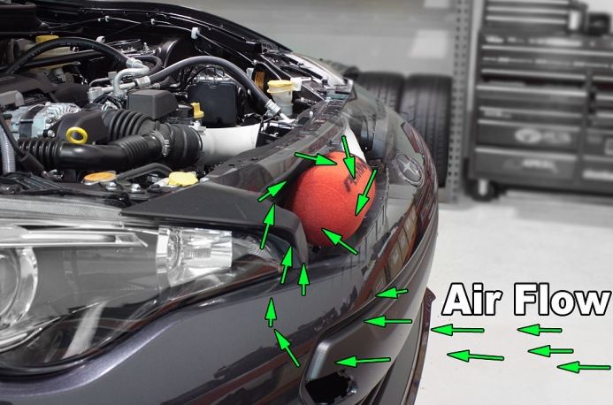 PERPSP-INT-330BK Perrin Cold Air Intake (Black) - 2013+ BRZ,