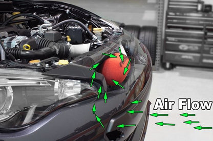 PERPSP-INT-330BK Perrin Cold Air Intake (Black) - 2013+ BRZ,
