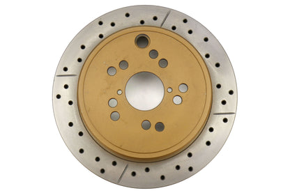DBB2663X-10 DBA Street Series Cross Drilled and Slotted Rear Rotors - 2013+ FT86,