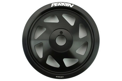 PERPSP-ENG-101BK Perrin Lightweight Crank Pulley (Black) - 2015+ WRX / 2013+ FT86,