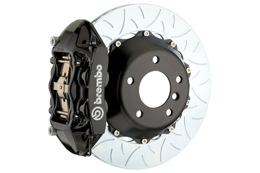 Brembo GT Systems 4 Piston Rear Big Brake Kit Black Slotted Rotors - 2015-2017 Subaru WRX/STI Models without Electronic Parking Brake / Scion FR-S 2013-2016 / Subaru BRZ