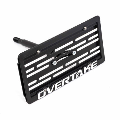 OVERTAKE MaxxAdjust License Plate Relocation Kit - 2018-2026 WRX / 2018-2021 STI / 2018-2025 Crosstrek / 2013-2027 BRZ / FRS / 86 / 2017-2024 Impreza