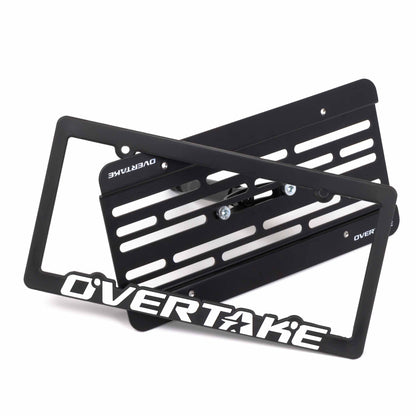 OVERTAKE MaxxAdjust License Plate Relocation Kit - 2018-2026 WRX / 2018-2021 STI / 2018-2025 Crosstrek / 2013-2027 BRZ / FRS / 86 / 2017-2024 Impreza