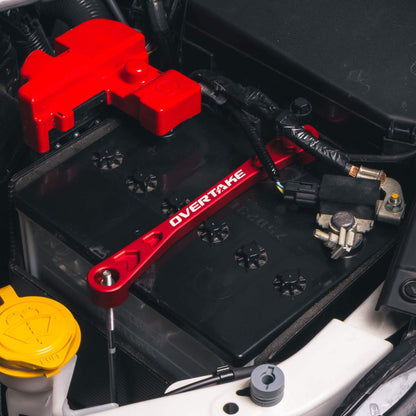 OVERTAKE Battery Tie Down - Subaru WRX / STI / BRZ / GR86 / Crosstrek / Impreza / Forester / Outback / Legacy / Ascent