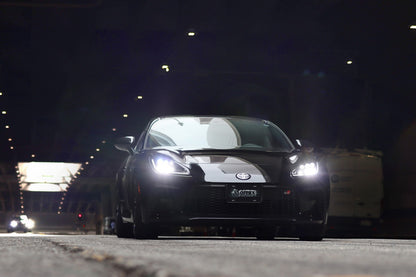 Alpharex Nova Series LED Projector Headlights - Black - Activation Light w/ Sequential Signal / Switchback DRL - 2022-2024 Toyota GR86 / Subaru BRZ