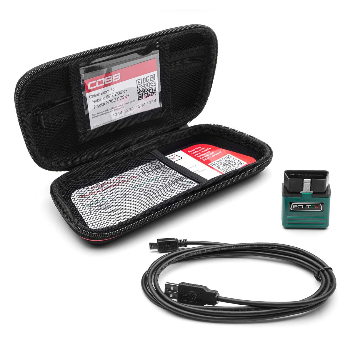 COBB Ecutek Flash Kit & Calibrations - 2022-2024 Toyota GR86 / Subaru BRZ