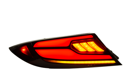 OLM Raiden LED Taillights (Clear Lens/Red Bar) - 2022+ GR86 / BRZ