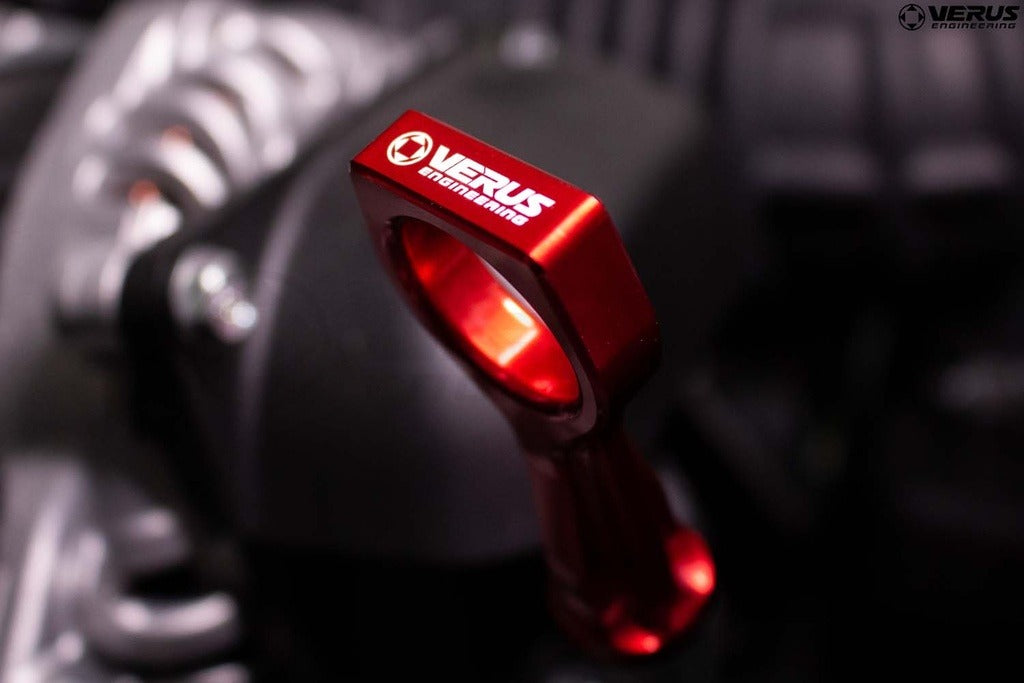 Verus Anodized Red Dipstick - 2022-2024 Toyota GR86 / Subaru BRZ / Subaru WRX / 2015-2021 Subaru WRX