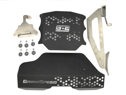 GrimmSpeed 2nd Gen Pulley & Engine Cover Kit (Black) - 2022-2025 Subaru BRZ / Toyota GR86