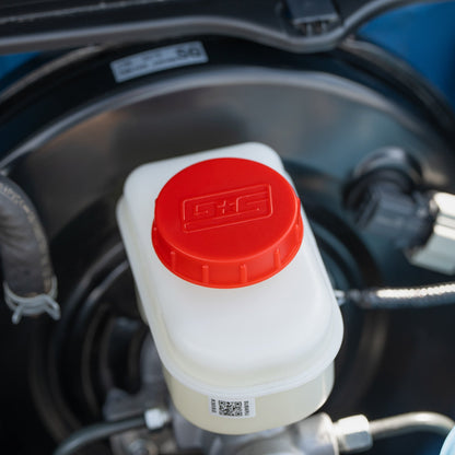 Grimmspeed Engine Bay Reservoir Cap Set - Red - 2022-2024 Subaru WRX / 2013-2024 BRZ / 2013-2016 Scion FRS / 2017-2020 Toyota 86/ 2022-2024 GR86