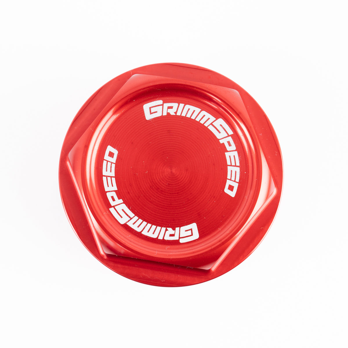 GrimmSpeed V2 Bolt Oil Cap - Red - Subaru Universal