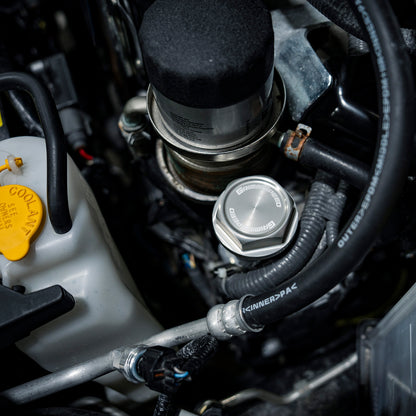 GrimmSpeed V2 Bolt Oil Cap - Silver - Subaru Universal