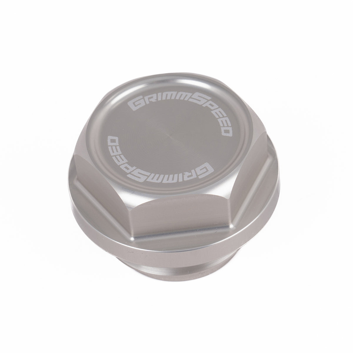 GrimmSpeed V2 Bolt Oil Cap - Silver - Subaru Universal