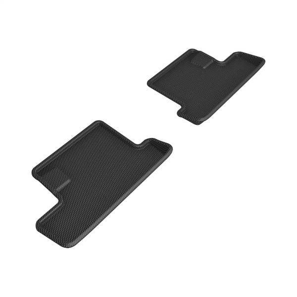 3D MAXpider Custom Fit Kagu Floor Mats (Black) - Second Row - 2022-2024 Subaru BRZ / Toyota GR86