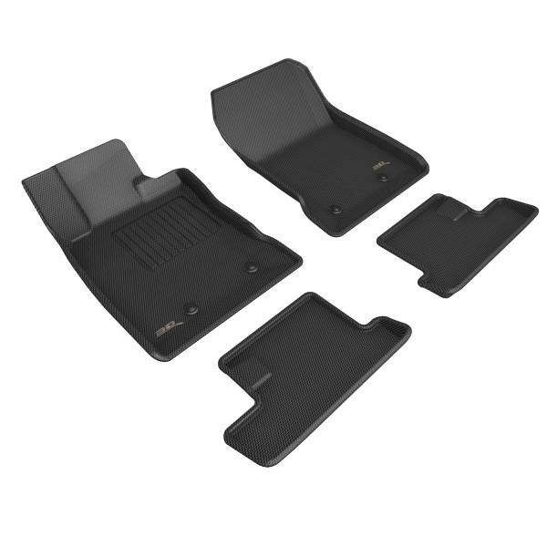 3D MAXpider Custom Fit Kagu Floor Mats (Black) - Full Set - 2022-2024 Subaru BRZ